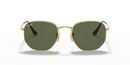 Ray-Ban Hexagonal Sunglasses Arista Frame Green Lens RB3548N 001