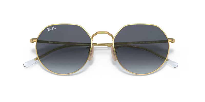 Ray-Ban Jack Sunglasses Arista Frame Blue Gradient Lens RB3565 001/86