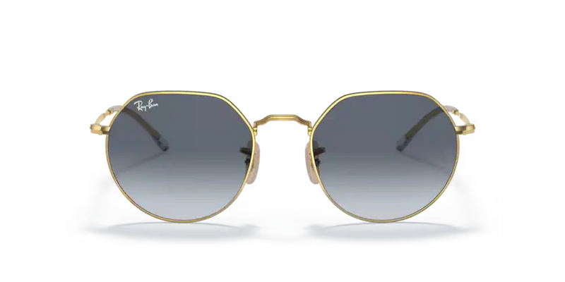 Ray-Ban Jack Sunglasses Arista Frame Blue Gradient Lens RB3565 001/86