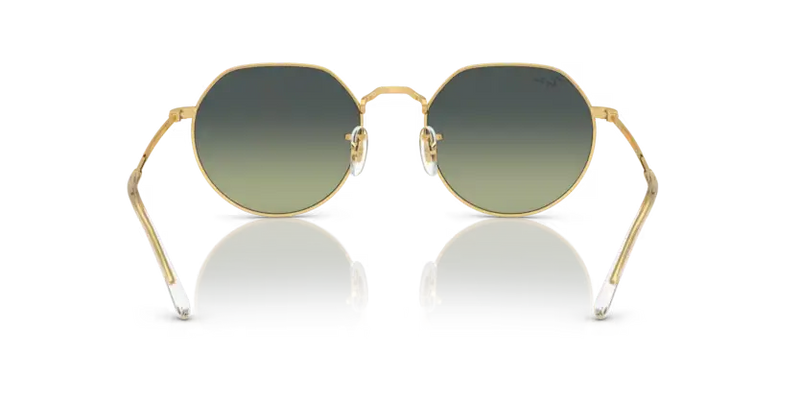 Ray-Ban Jack Sunglasses Arista Frame Green Vintage Lens RB3565 001/BH