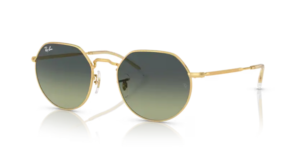 Ray-Ban Jack Sunglasses Arista Frame Green Vintage Lens RB3565 001/BH