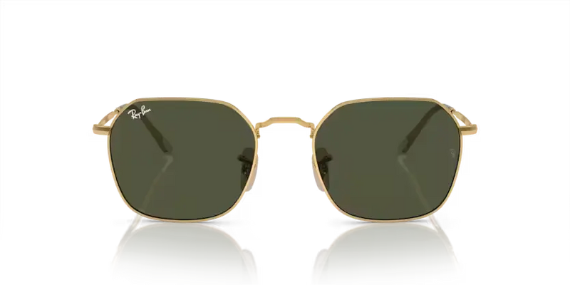 Ray-Ban Jim Sunglasses Arista Frame Green Lens RB3694 001/31