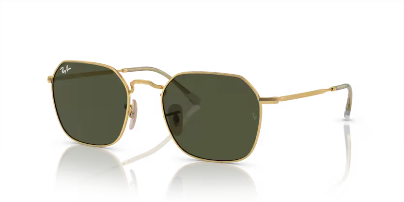 Ray-Ban Jim Sunglasses Arista Frame Green Lens RB3694 001/31