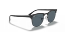 Ray-Ban Clubmaster Metal Sunglasses Black Frame Blue Lens RB3716 186/R5