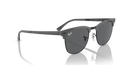 Ray-Ban Clubmaster Metal Sunglasses Grey Frame RB3716 9256B1