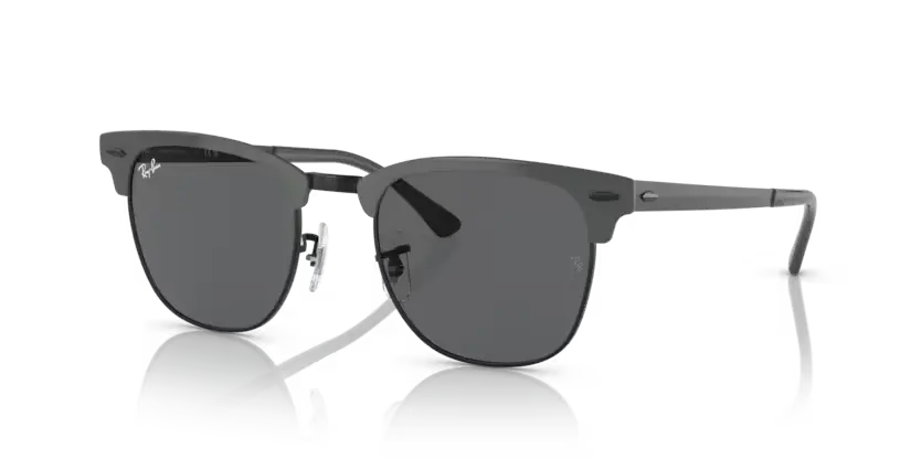Ray-Ban Clubmaster Metal Sunglasses Grey Frame RB3716 9256B1