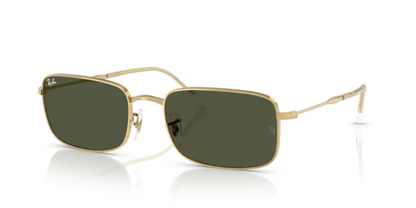 Ray-Ban Sunglasses Rectangle Arista with Green Lens RB3746 001/31