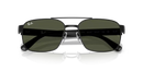 Ray-Ban Sunglasses Black Frame Green Lens RB3751 002/31