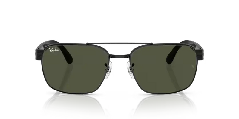 Ray-Ban Sunglasses Black Frame Green Lens RB3751 002/31