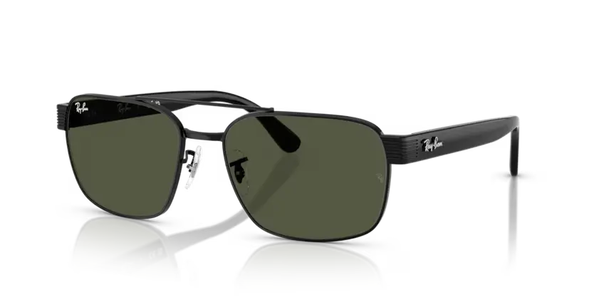 Ray-Ban Sunglasses Black Frame Green Lens RB3751 002/31