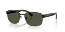 Ray-Ban Sunglasses Black Frame Green Lens RB3751 002/31