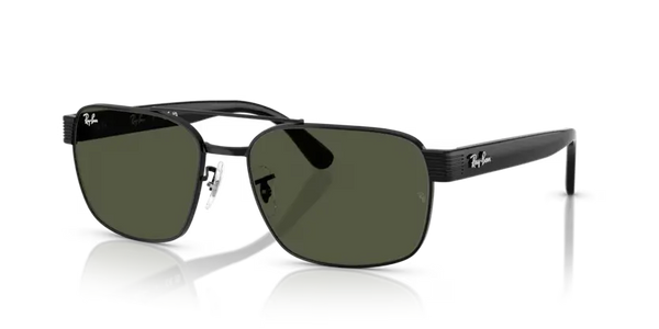 Ray-Ban Sunglasses Black Frame Green Lens RB3751 002/31