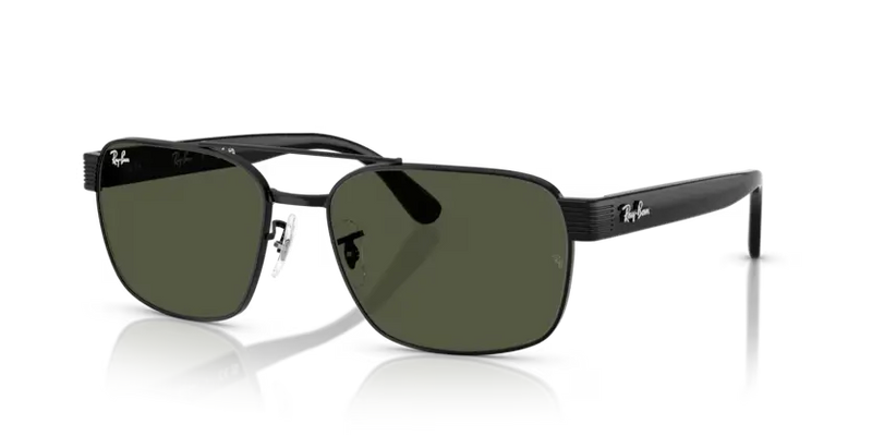 Ray-Ban Sunglasses Black Frame Green Lens RB3751 002/31