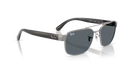 Ray-Ban Sunglasses Gunmetal Frame Blue Lens RB3751 004/R5