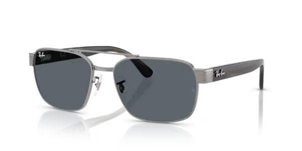 Ray-Ban Sunglasses Gunmetal Frame Blue Lens RB3751 004/R5