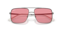 Ray-Ban Ari Sunglasses Square Gunmetal with Pink Lens RB3758 004/84
