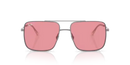 Ray-Ban Ari Sunglasses Square Gunmetal with Pink Lens RB3758 004/84