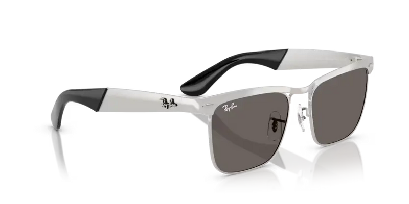 Ray-Ban Wayfarer Deluxe Sunglasses Sandblasted Frame Grey Lens RB3875 019/B1