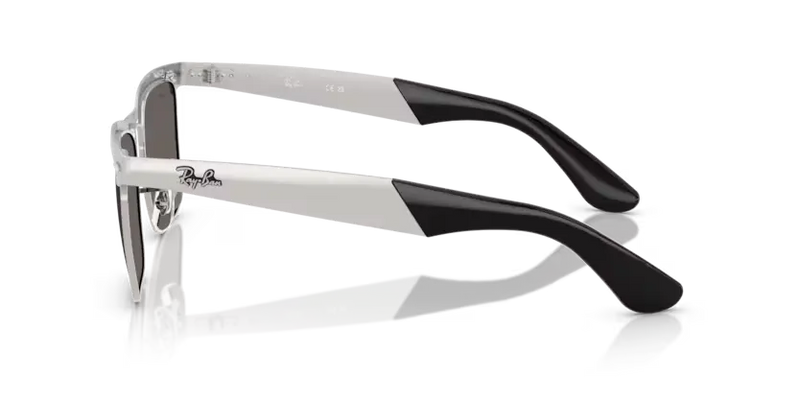 Ray-Ban Wayfarer Deluxe Sunglasses Sandblasted Frame Grey Lens RB3875 019/B1