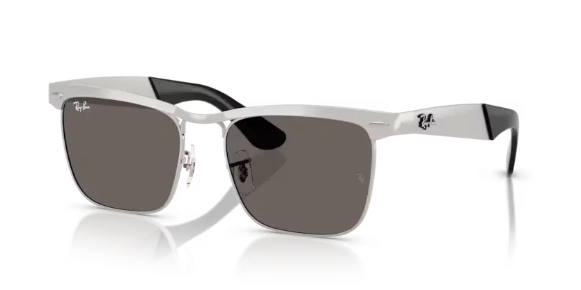 Ray-Ban Wayfarer Deluxe Sunglasses Sandblasted Frame Grey Lens RB3875 019/B1