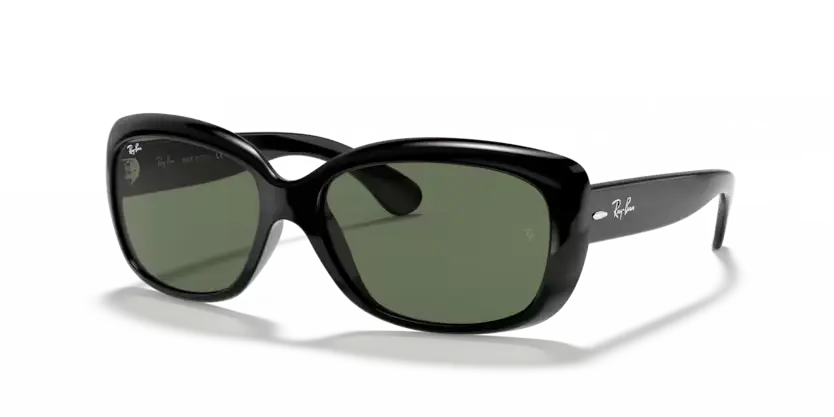 Ray-Ban Jackie Ohh Sunglasses Black Frame Dark Green Lens RB4101 601