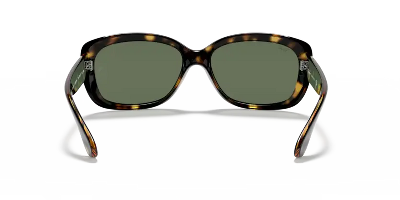 Ray-Ban Jackie Ohh Sunglasses Light Havana Frame Dark Green Lens RB4101 710