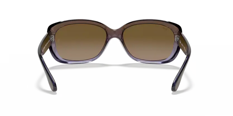Ray-Ban Jackie Ohh Sunglasses Brown/Lilac Frame Light Brown Lens RB4101 860/51