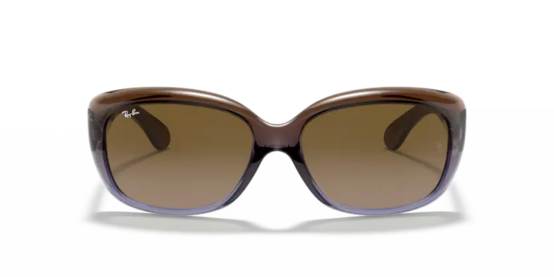 Ray-Ban Jackie Ohh Sunglasses Brown/Lilac Frame Light Brown Lens RB4101 860/51