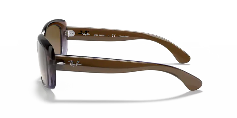 Ray-Ban Jackie Ohh Sunglasses Brown/Lilac Frame Light Brown Lens RB4101 860/51