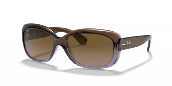Ray-Ban Jackie Ohh Sunglasses Brown/Lilac Frame Light Brown Lens RB4101 860/51