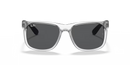 Ray-Ban Justin Sunglasses Transparent Grey RB4165 651287 Ray-Ban