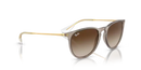 Ray-Ban Erika Sunglasses Light Brown Frame Gradient Brown Lens RB4171 674413