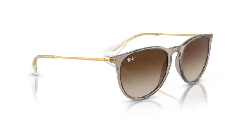 Ray-Ban Erika Sunglasses Light Brown Frame Gradient Brown Lens RB4171 674413