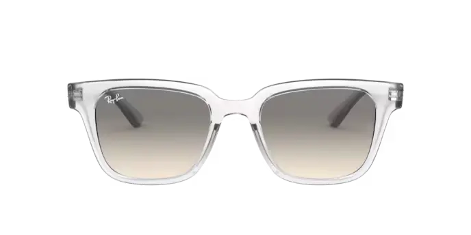Ray-Ban Sunglasses Transparent Frame Grey Gradient Lens RB4323 644732
