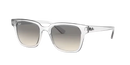 Ray-Ban Sunglasses Transparent Frame Grey Gradient Lens RB4323 644732