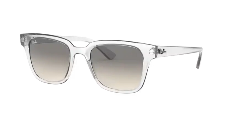Ray-Ban Sunglasses Transparent Frame Grey Gradient Lens RB4323 644732
