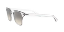 Ray-Ban Sunglasses Transparent Frame Grey Gradient Lens RB4323 644732