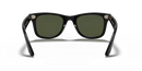 Ray-Ban Wayfarer Sunglasses Black Frame Green Lens RB4340 601