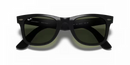 Ray-Ban Wayfarer Sunglasses Black Frame Green Lens RB4340 601