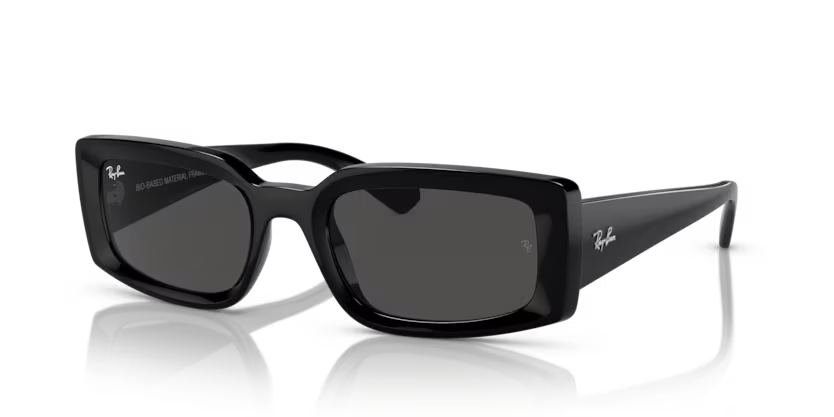 Ray-Ban Kiliane Sunglasses Black Frame Dark Grey Lens RB4395 667787