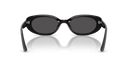 Ray-Ban Pillow Sunglasses Black Grey RB4441D 667787 Ray-Ban