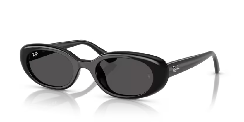 Ray-Ban Pillow Sunglasses Black Frame Dark Grey Lens RB4441D 667787