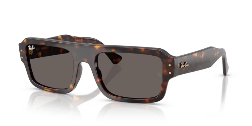 Ray-Ban Flacko Sunglasses Havana Frame Grey Lens RB4454 1359B1