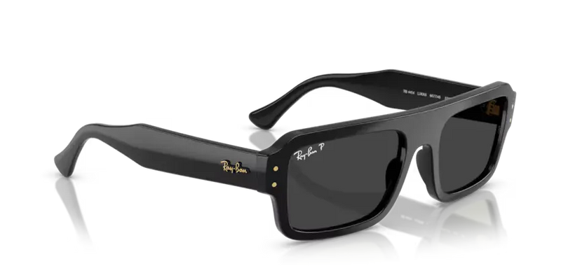 Ray-Ban Lukas Sunglasses Black Frame Polar Black Lens RB4454 667748