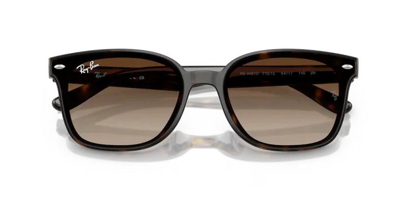 Ray-Ban Sunglasses Havana Frame Gradient Brown Lens RB4461D 710/13