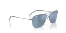Ray-Ban Caravan Reverse Sunglasses Gunmetal with Grey Lens RBR0102S 004/GA