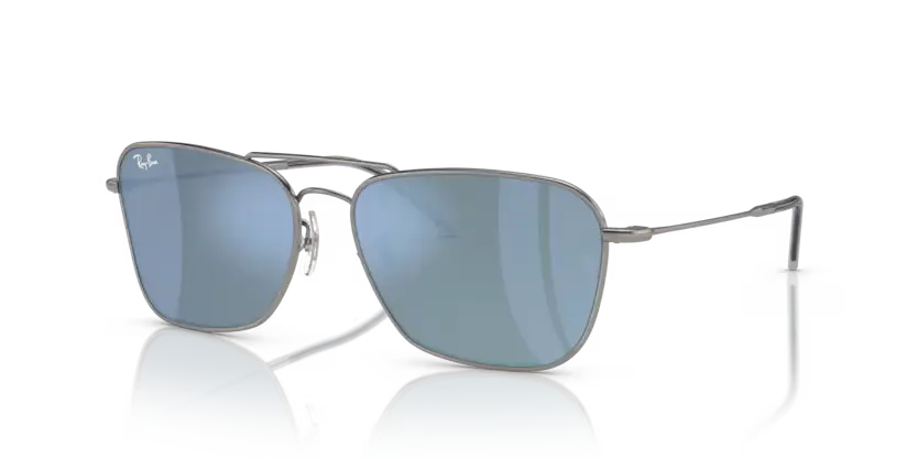 Ray-Ban Caravan Reverse Sunglasses Gunmetal with Grey Lens RBR0102S 004/GA