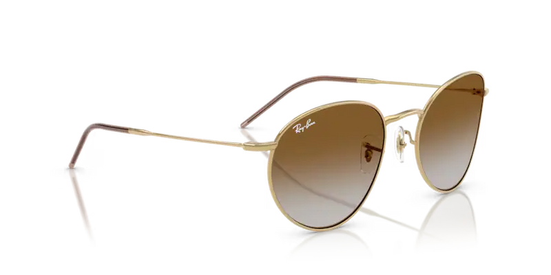 Ray-Ban Round Reverse Sunglasses Arista Frame Brown Lens RBR0103S 001/CB