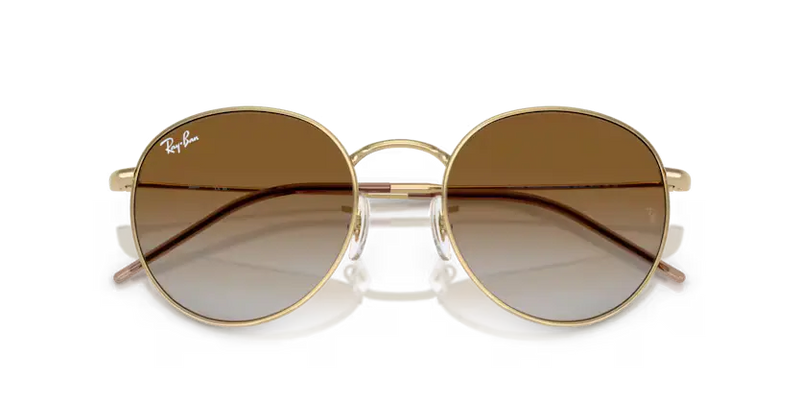 Ray-Ban Round Reverse Sunglasses Arista Frame Brown Lens RBR0103S 001/CB