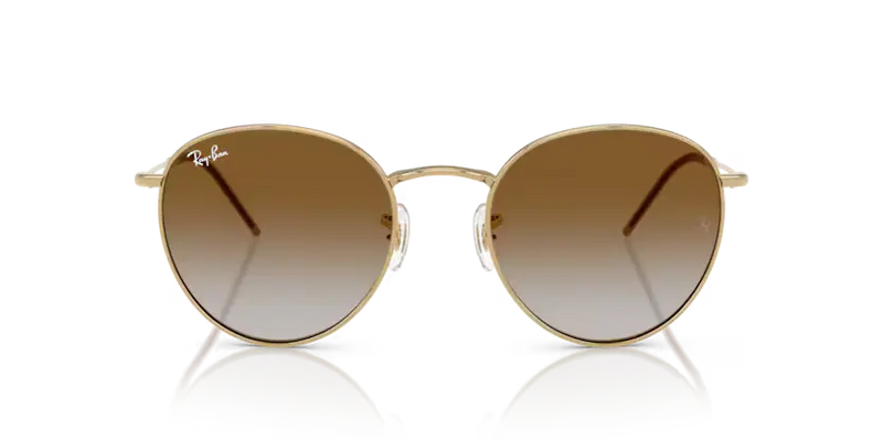 Ray-Ban Round Reverse Sunglasses Arista Frame Brown Lens RBR0103S 001/CB